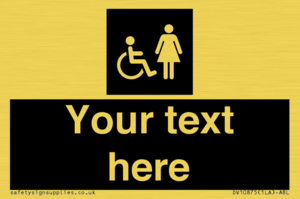 Custom information: black panel disabled and female